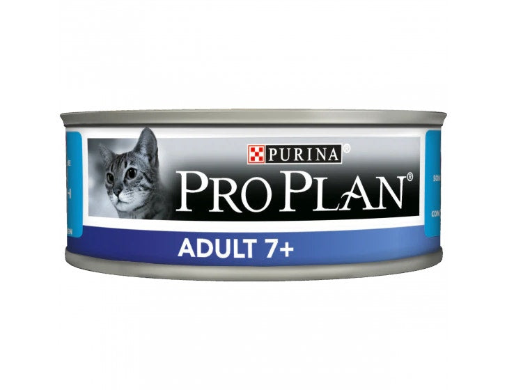 Purina Pro Plan Adult 7+ Gato Mousse De Atún Lata 85g-2