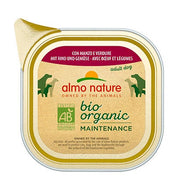 Almo Nature Bio Mantenimiento Orgnico Ternera Verduras Comida Húmeda Perros Adultos Bandeja 300g-2