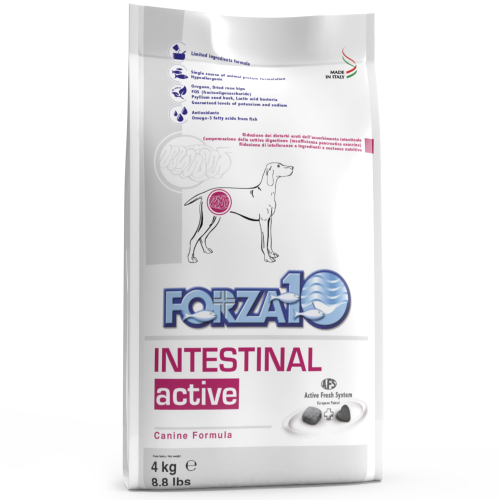 Forza10 Pienso Seco Intestinal Activo para Perros Adultos Bolsa 4kg-1