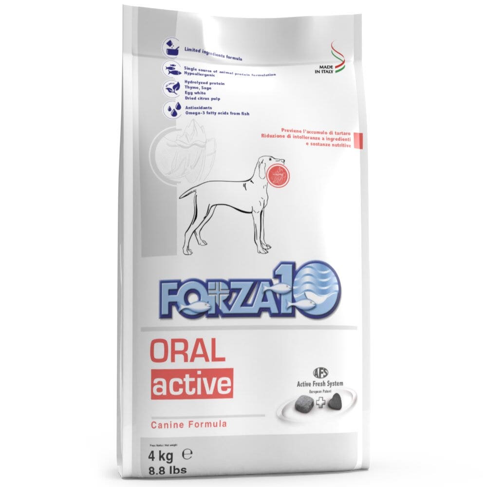 Forza10 Alimento Seco Oral Activo para Perros Adultos Bolsa 4kg-3