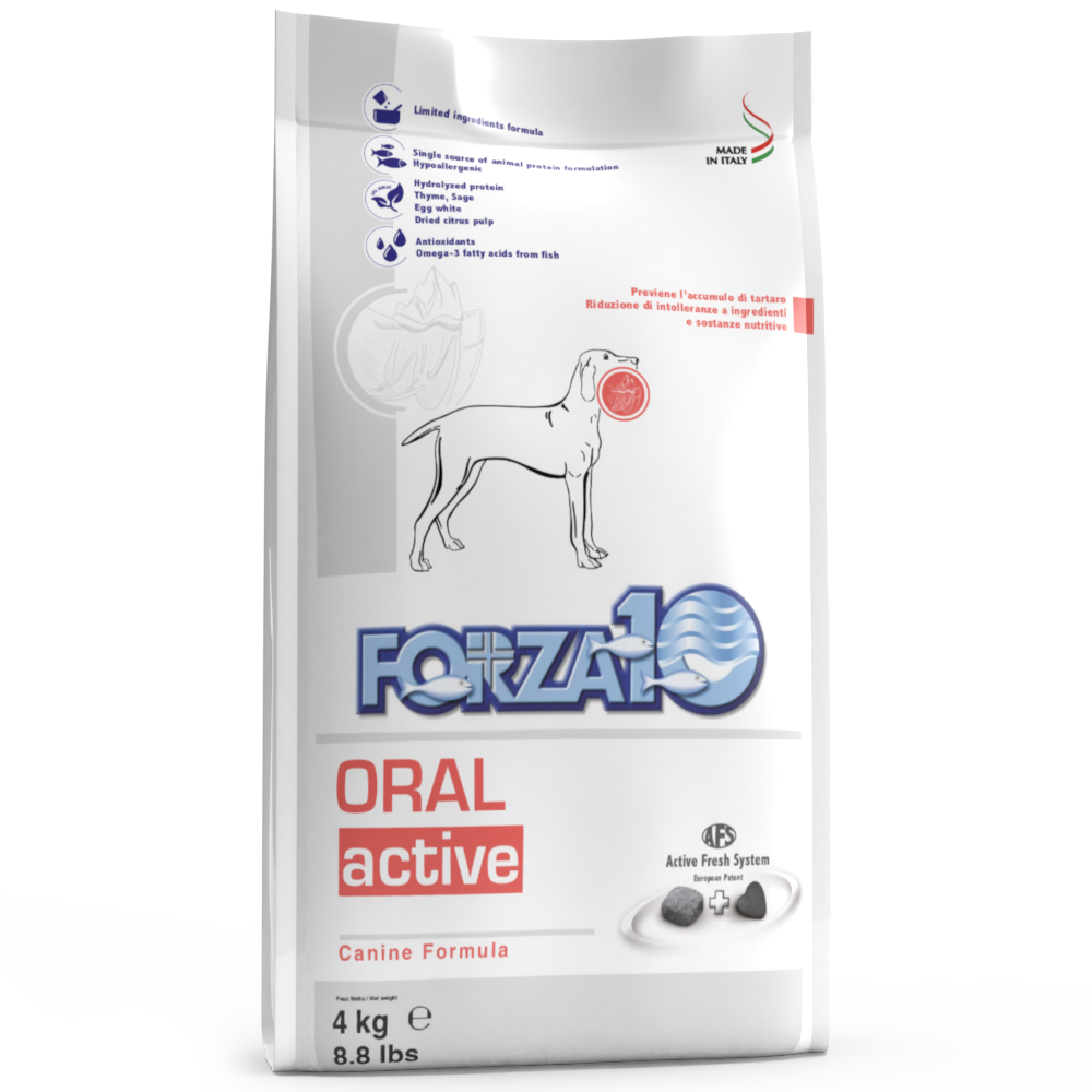 Forza10 Alimento Seco Oral Activo para Perros Adultos Bolsa 4kg-2