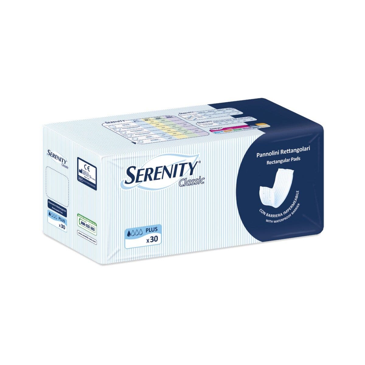 Pañales Serenity Classic Rectangulares Con Barrera 30 Piezas-4