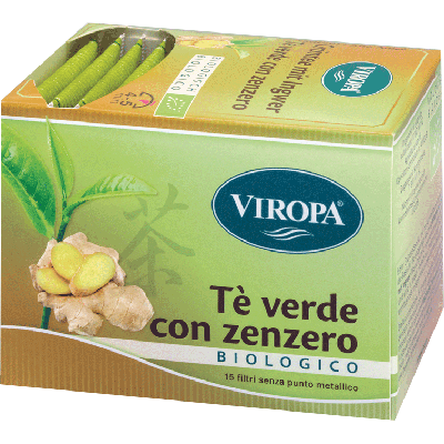 Viropa Té Verde Con Jengibre Bio 15 Filtros-3