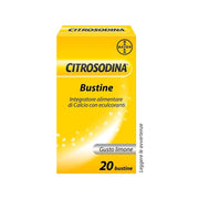 Citrosodina Effervescente Integratore Alimentare Digestivo con Calcio al Limone 20 Bustine-23