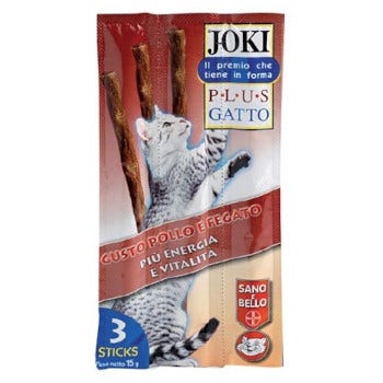 Joki Plus Stick Con Pollo/Hígado Gatos Adultos 3x5g-1