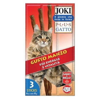 Joki Plus Stick Con Ternera Gatos Adultos 3x5g-1