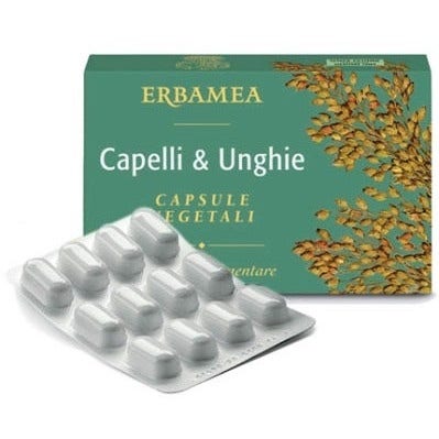 Erbamea Cabello y Uñas 24 Cápsulas Vegetales-2