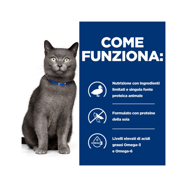 Hill's Prescription Diet D/D Croquetas De Pato Y Arroz Para Gatos Bolsa 1,5kg-2