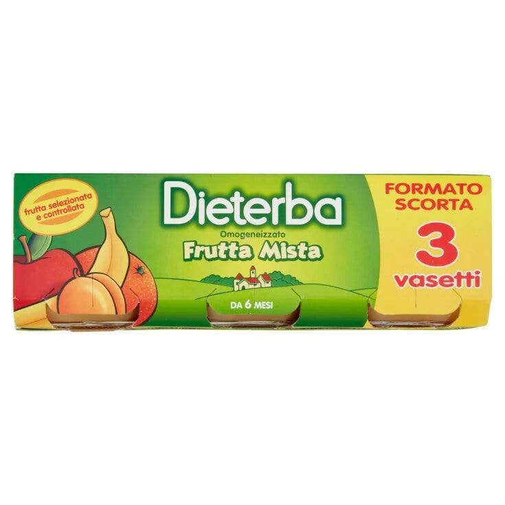 Dieterba Mezcla de Frutas Homogeneizadas 3x80g-1