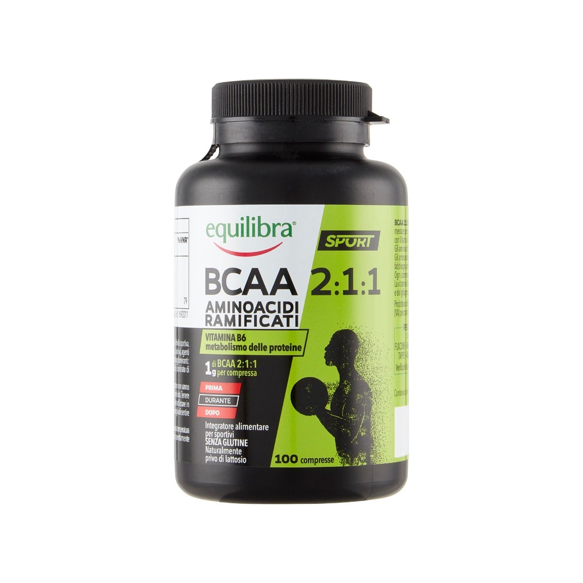 Equilibra Sport BCAA 2:1:1 Aminoácidos Ramificados 100 Comprimidos-1