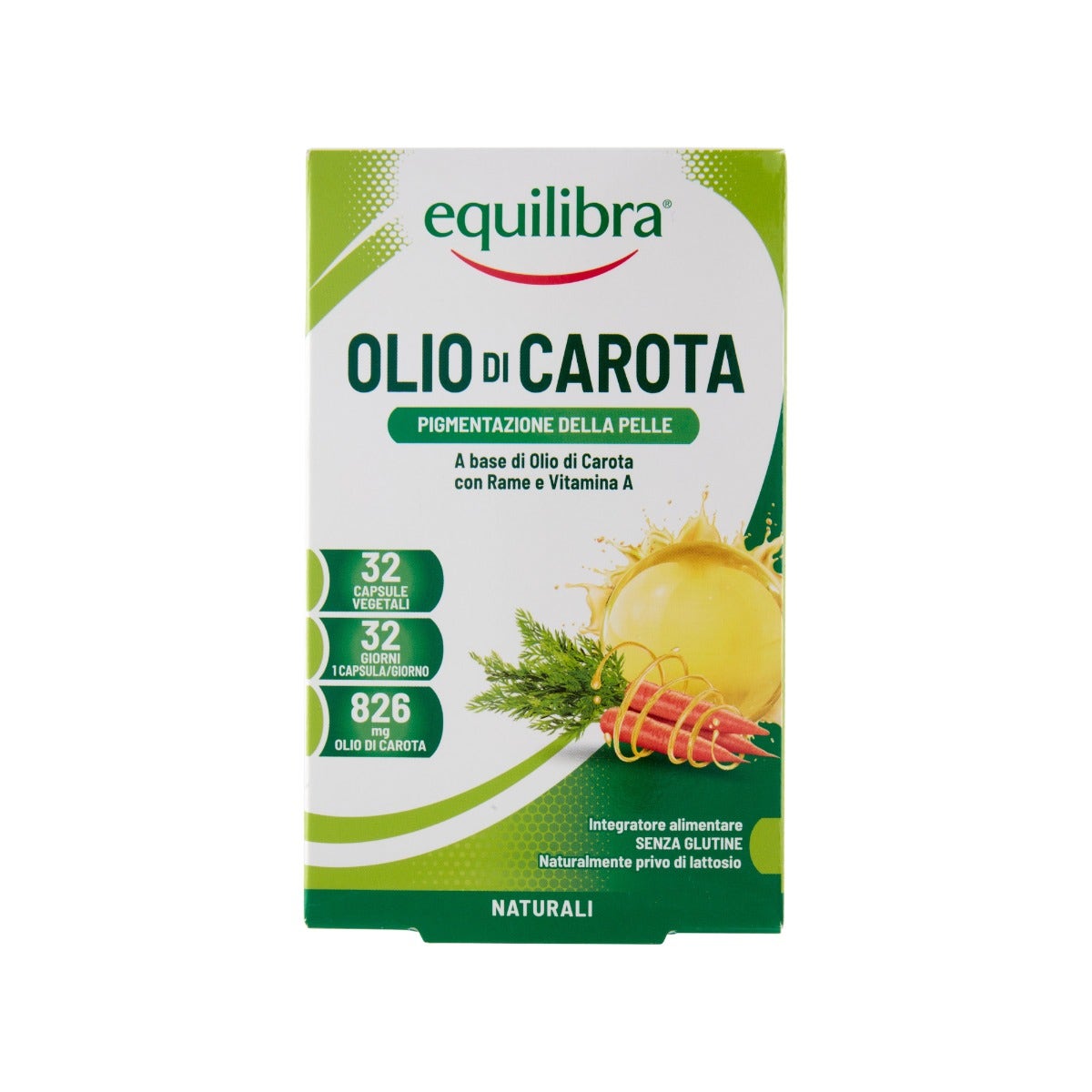Equilibra Aceite De Zanahoria 32 Cápsulas Vegetales-1