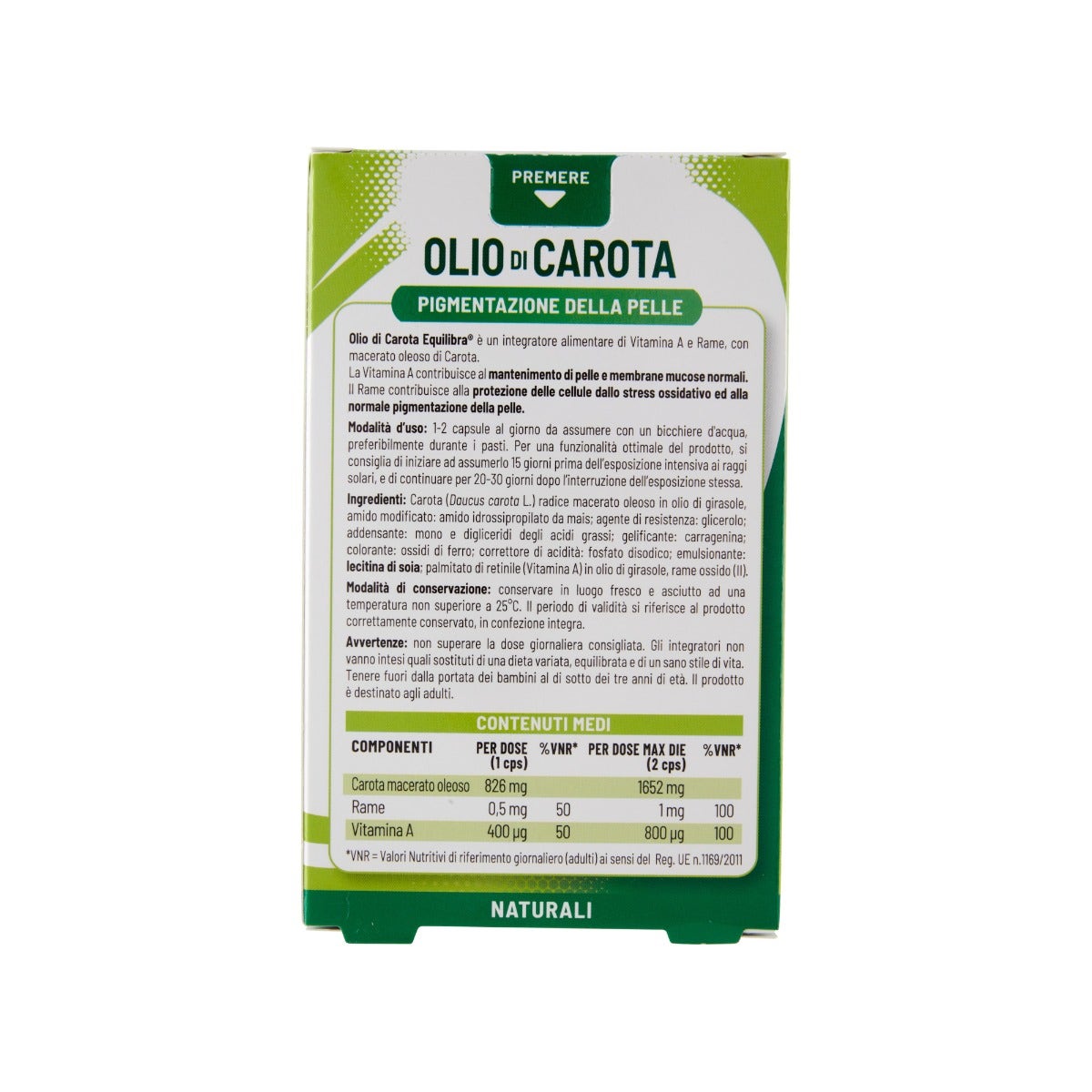Equilibra Aceite De Zanahoria 32 Cápsulas Vegetales-2