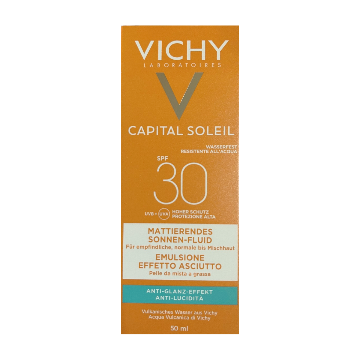 Vichy Ideal Soleil Emulsione Anti-Lucidità Effetto Asciutto SPF 30 50 ml-8