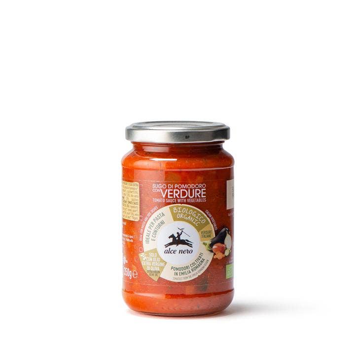 Salsa De Tomate Alce Nero Con Verduras Ecológicas 350g-2