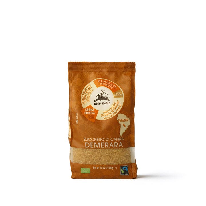 Alce Nero Orgnico Demerara Azúcar de caña India Fairtrade 500g-2