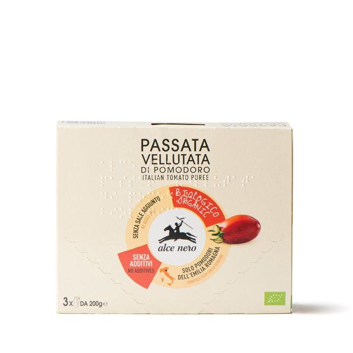 Alce Nero Puré De Tomate Aterciopelado Bio 3x200g-2