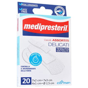 MediPresteril Delicados Parches Surtidos 20 Piezas 4 Tamaños-2