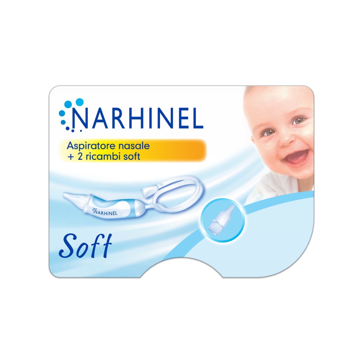 Narhinel Aspirador Nasal Suave 1 Pieza-4