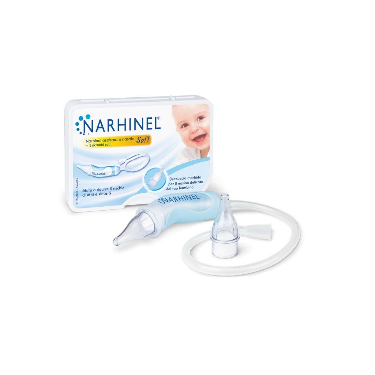 Narhinel Aspirador Nasal Suave 1 Pieza-5