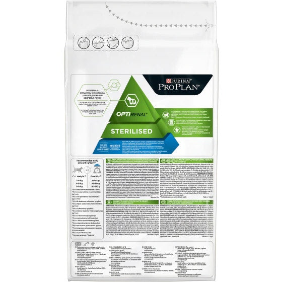 Purina Pro Plan Alimento Seco Gato Esterilizado Conejo Bolsa 1,5kg-3