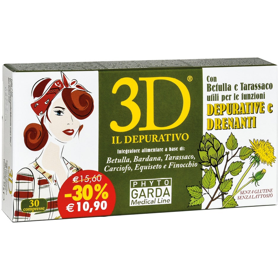 3D Drena Depura 30 Comprimidos-2