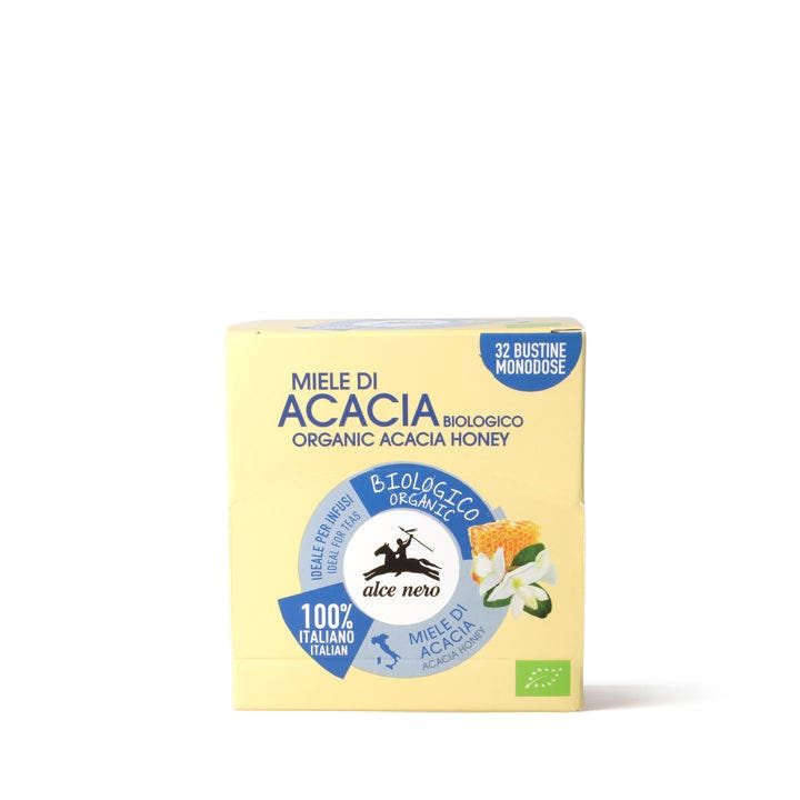 Alce Nero Miel Ecológica De Acacia 32 Sobres-2