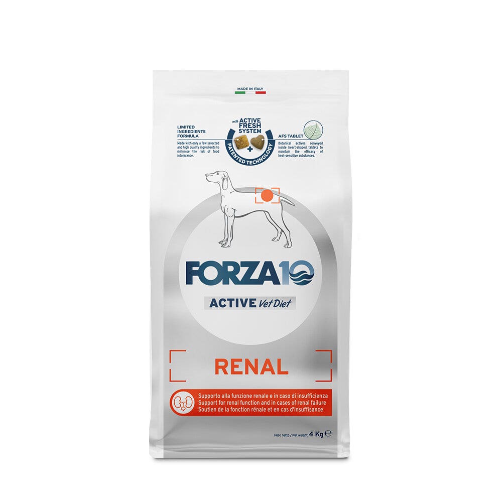 Forza10 Pienso Renal Activo para Perros Adultos Bolsa 4kg-1