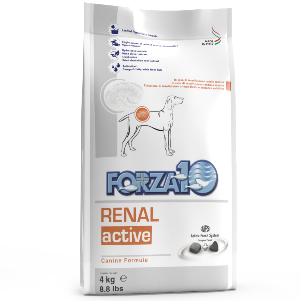 Forza10 Pienso Renal Activo para Perros Adultos Bolsa 4kg-2