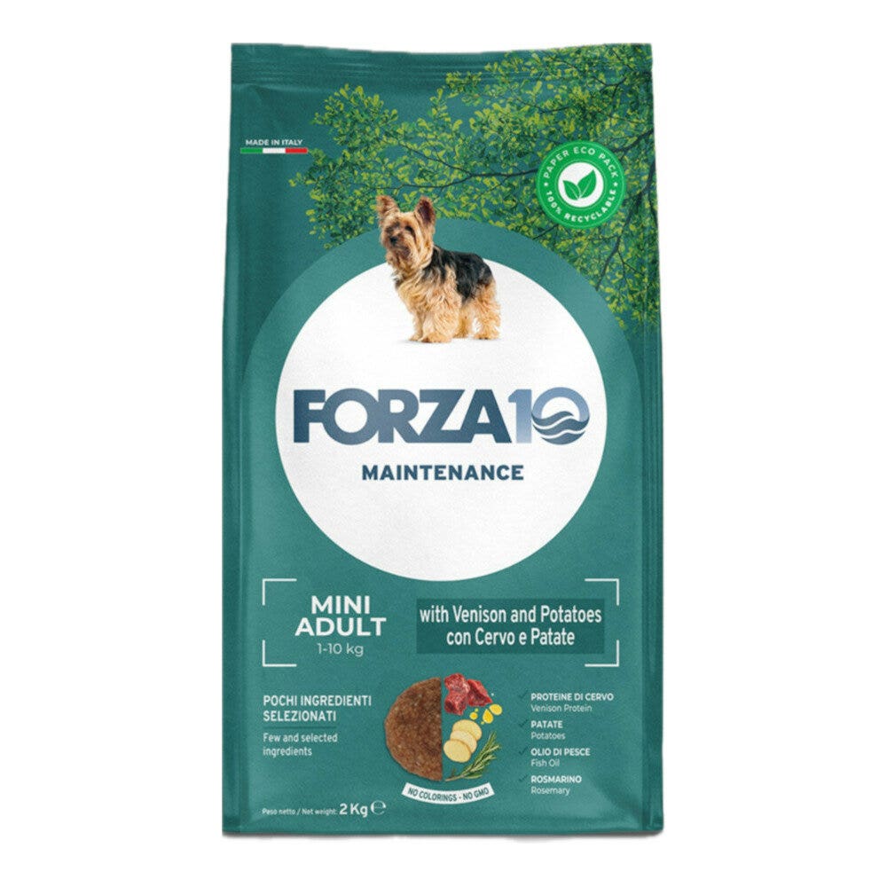 Forza10 Adult Mantenimiento Croquetas de Ciervo con Patatas para Perros Adultos de Razas Pequeñas Bolsa 2kg-1