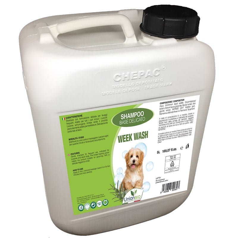 Week Wash Champú Regenerador / Reparador / Absorbente Para Perros 5 Litros-2