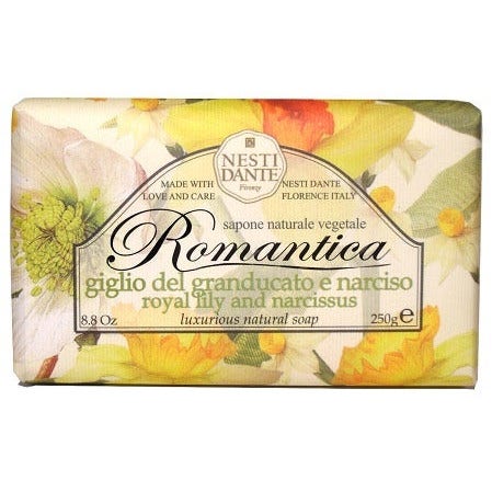 Nesti Dante Jabón Romántico Lirio Del Gran Ducado / Narciso 250g-2