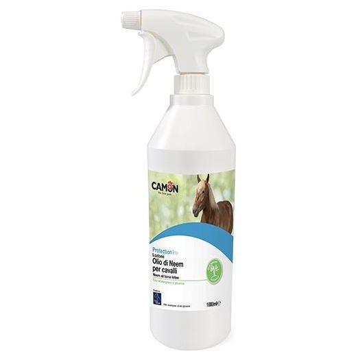 Camon Protección Loción Antiparasitaria Aceite De Neem Para Caballos 1 Litro-2