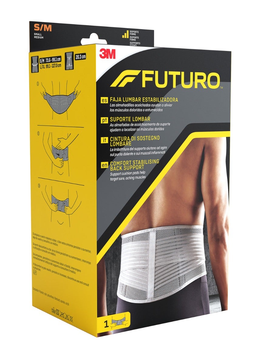 Faja Soporte Lumbar Futuro Talla S/M-4
