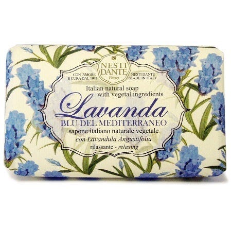 Nesti Dante Blue Lavender Jabón Vegetal Mediterráneo 150g-2