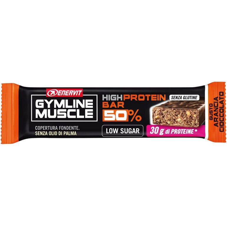 Enervit Gymline Muscle Barrita De Chocolate Naranja 50% 1 Pieza-4