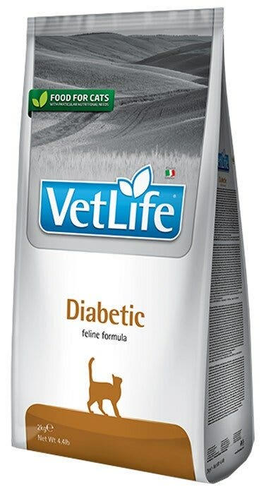 Farmina Vet Life Alimento Seco Diabético para Gatos Adultos Bolsa 2kg-2