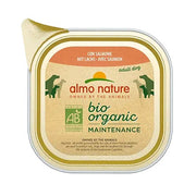 Almo Nature Bio Mantenimiento Orgnico Comida Húmeda Salmón Perros Adultos Bandeja 100g-1