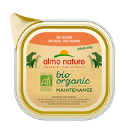 Almo Nature Bio Mantenimiento Orgnico Salmón Comida Húmeda Perros Adultos Bandeja 300g-2