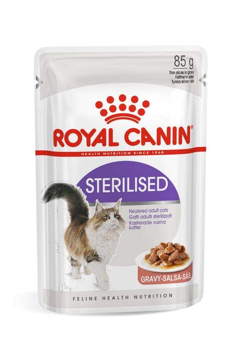 Royal Canin Feline Sterilized Gravy Wet Para Gatos Adultos Esterilizados Sobre 85g-1
