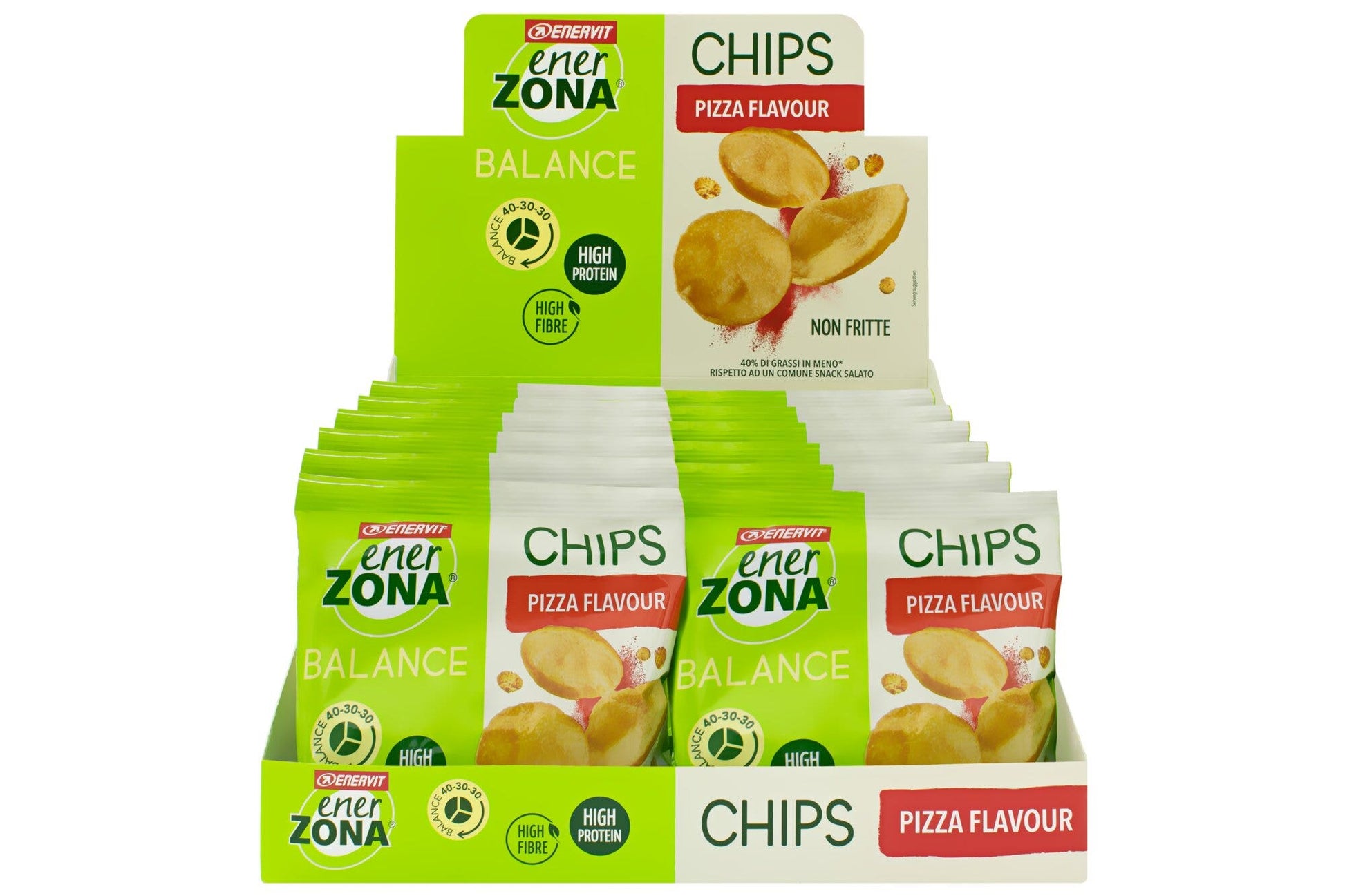 Enerzona Chips Pizza 14 Bolsas de 23 g-1