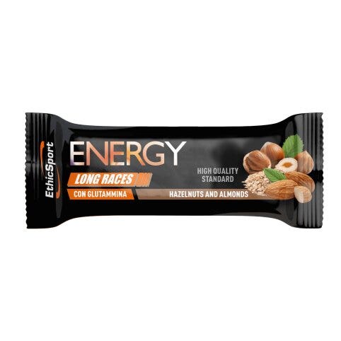 EthicSport Barrita Energy Carreras Largas con Glutamina Avellana 45g-2