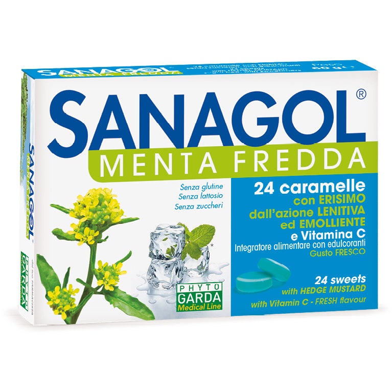 Sanagol Menta Fría 24 Caramelos-3