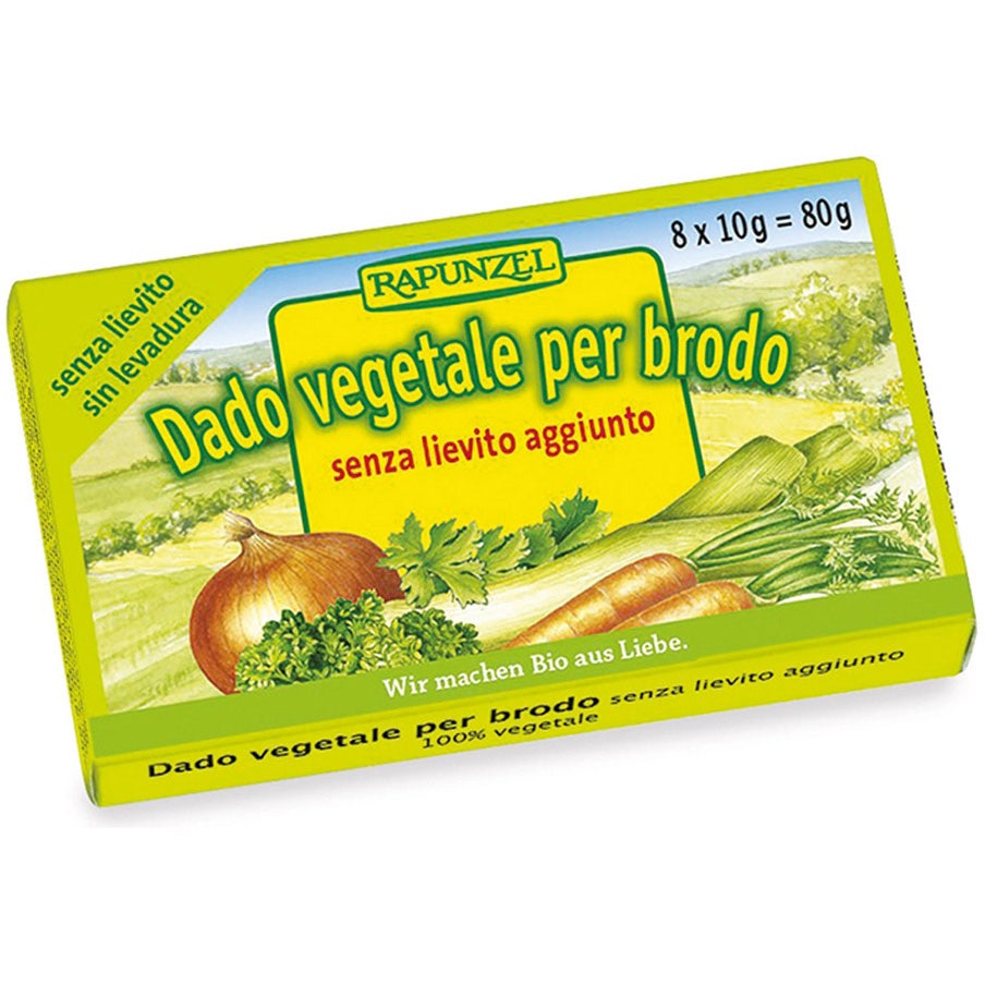 Rapunzel Cubo de Verduras Sin Levadura Añadida 80g-1