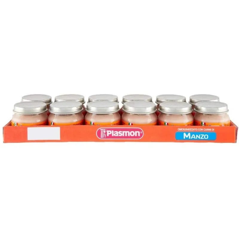 Plasmon Carne Homogeneizada 12x80g 4 Meses+-1