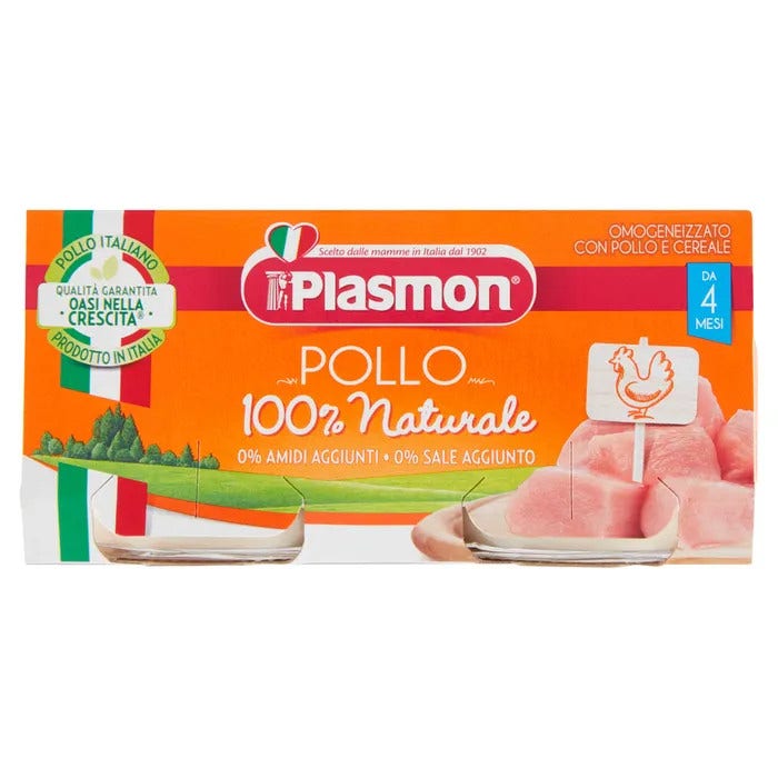 Plasmon Pollo Homogeneizado 12x80g-1