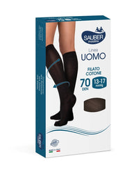 Sauber Línea para hombre Calcetines de algodón 70 deniers