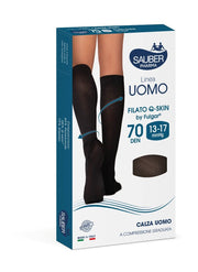 Sauber Línea para Hombre Q-Skin Medias 70 deniers
