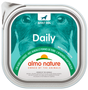 Almo Nature Daily Cordero / Patata Comida Húmeda Menu Para Perros Adultos Bandeja 100g-2