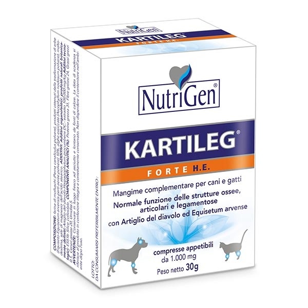 Nutrigen Kartileg Forte He Pienso Complementario Para Perros / Gatos Articulaciones 60 Comprimidos-1