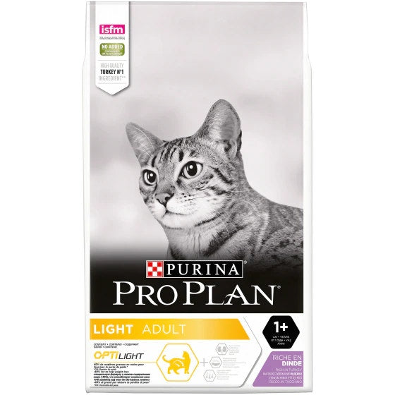 Purina Pro Plan Light Gato Croquetas Pavo Bolsa 10kg-1